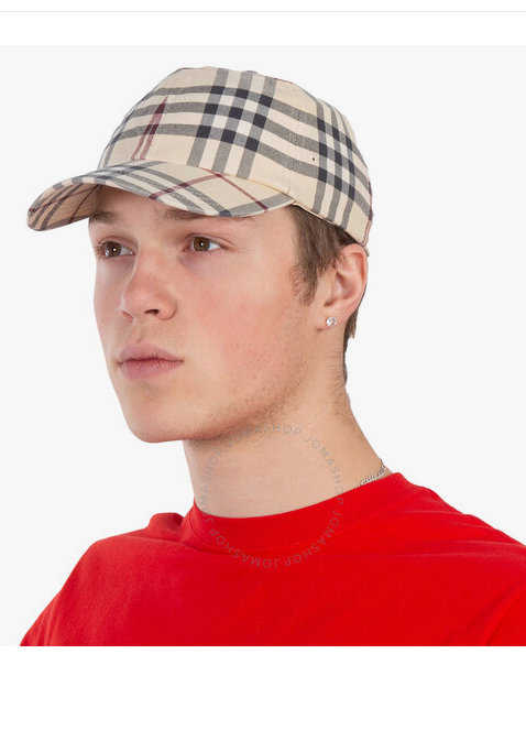 Burberry Archive Plaid-Check Cotton Baseball Cap