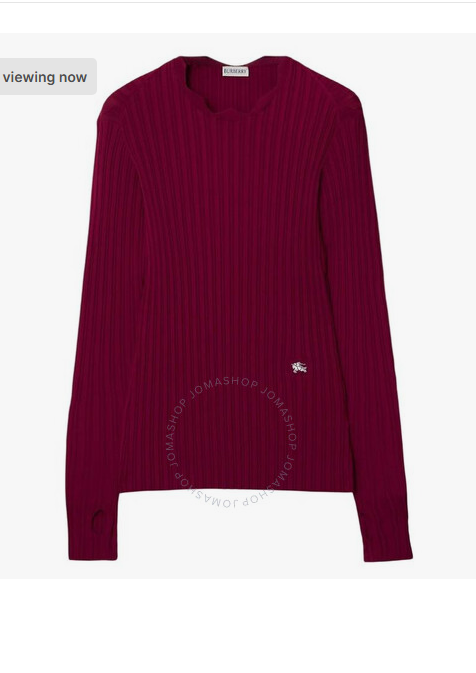Burberry Viscose Blend EKD Sweater