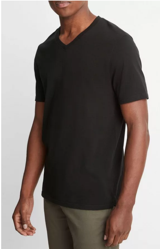 Garment Dye Short Sleeve V-Neck T-Shirt