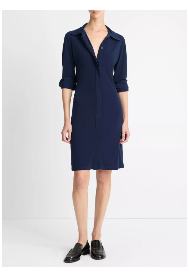 Long-Sleeve Polo Dress