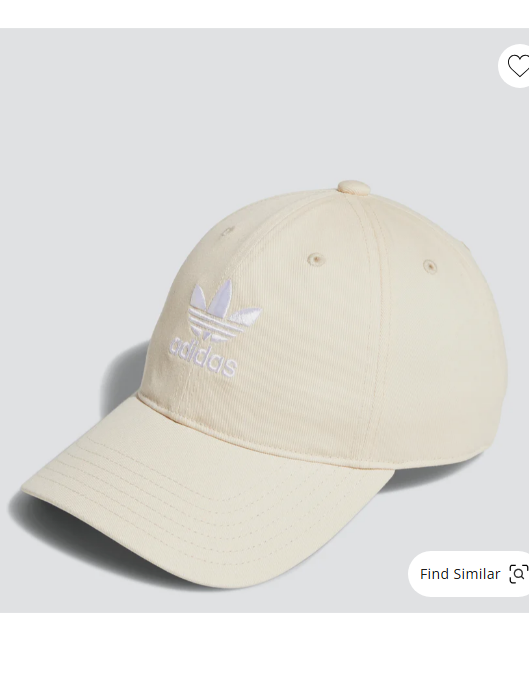 relaxed strap-back hat