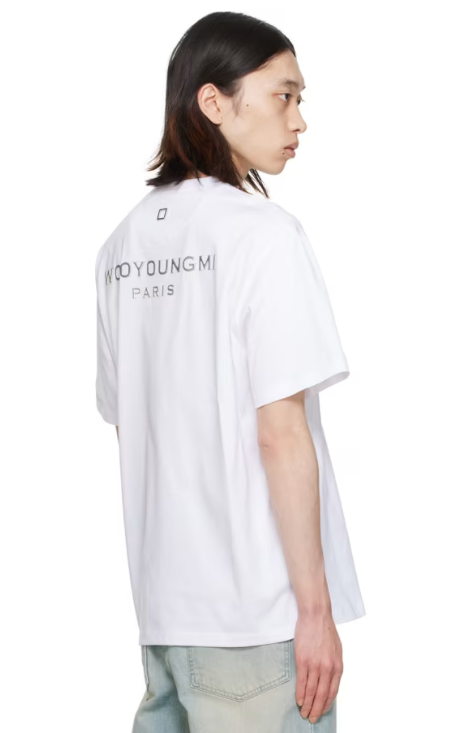 WOOYOUNGMI White Embossed T-Shirt