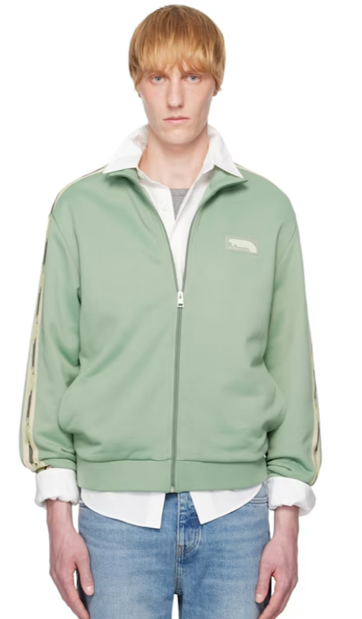 Maison Kitsuné Green Flash Fox Zipped Track Jacket