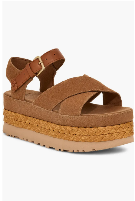 Aubrey Ankle Strap Platform Sandal (Women)