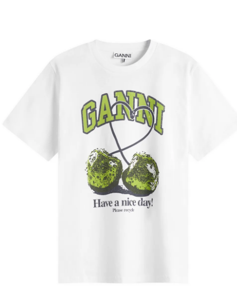 GANNI Cherry Relaxed T-Shirt
