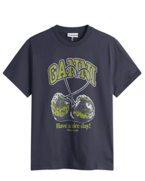 GANNI Cherry Relaxed T-Shirt