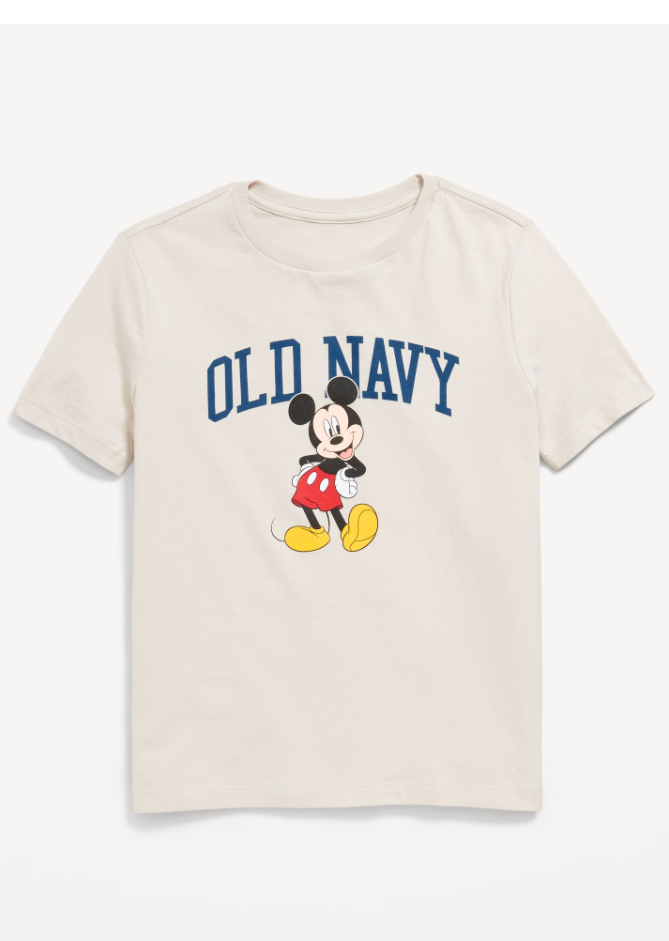 Old Navy x Disney© Gender-Neutral Mickey Logo-Graphic T-Shirt for Kids