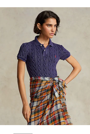 POLO RALPH LAUREN SS CBL POLO-SHORT SLEEVE-POLO SHIRT