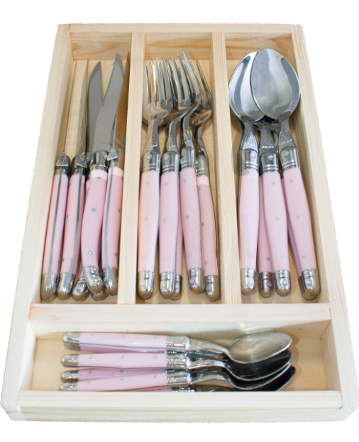 Jean Dubost 24pc Flatware Set