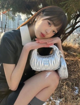 미우미우 완더 마틀라세 나파 호보 백 미니