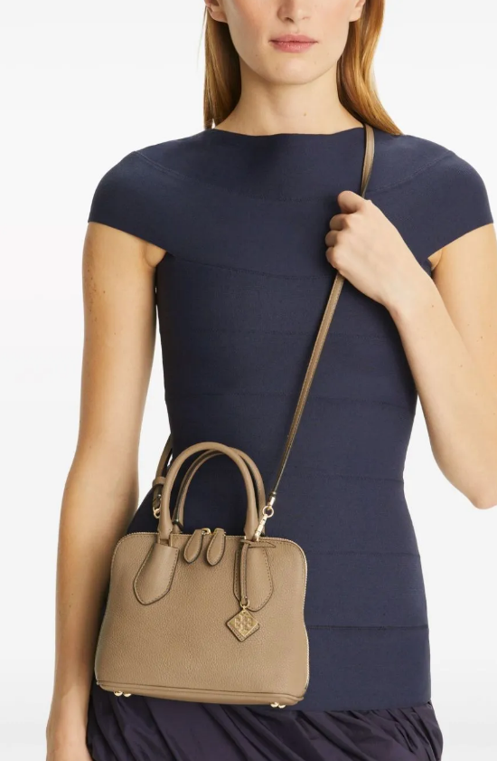 Tory Burch Mini Pebbled Leather Swing Bag