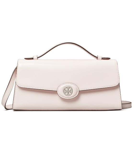 Tory Burch Robinson Spazzolato Top Handle Leather Chain