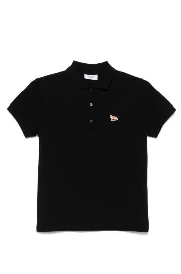 Maison Kitsuné 베이비 폭스 패치 폴로 탑
