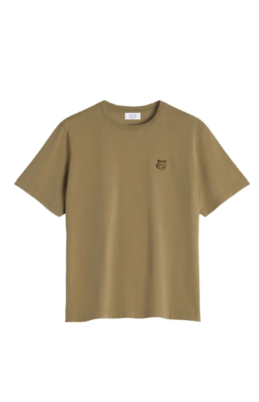 Maison Kitsuné 볼드 폭스 헤드 패치 티셔츠