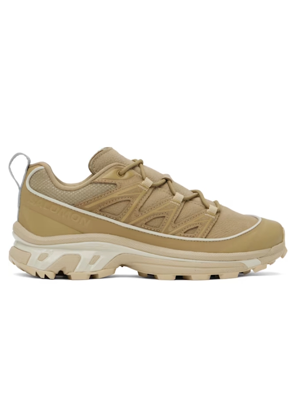 Salomon Tan XT-6 Expanse Leather Sneakers