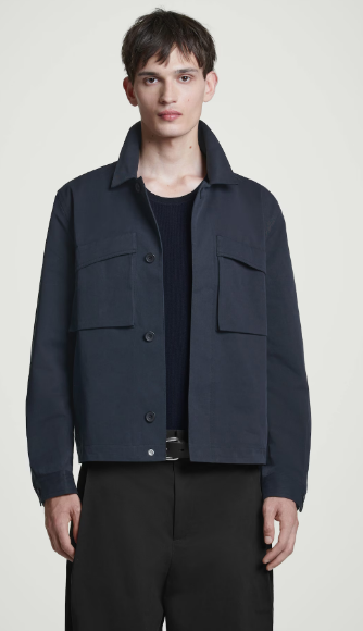 UTILITY COTTON-TWILL OVERSHIRT