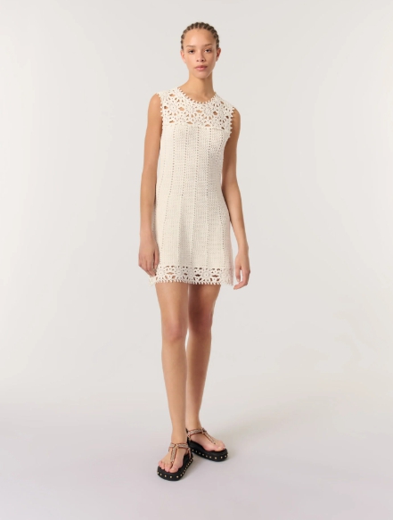 Mini crochet dress