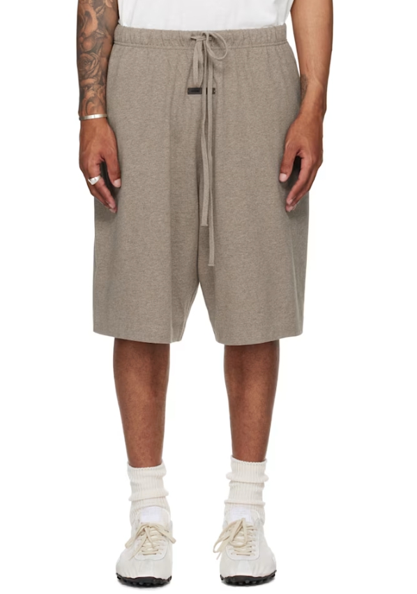 Fear of God ESSENTIALS Brown Basketball Jersey Short