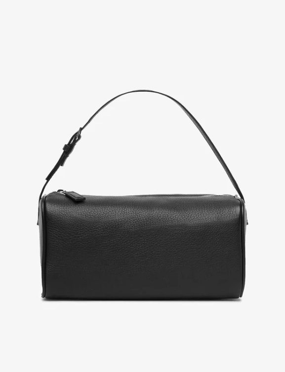 The Row 90's black small grain leather bag