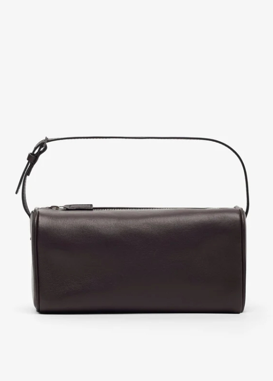 The Row 90's dark grey nappa leather bag