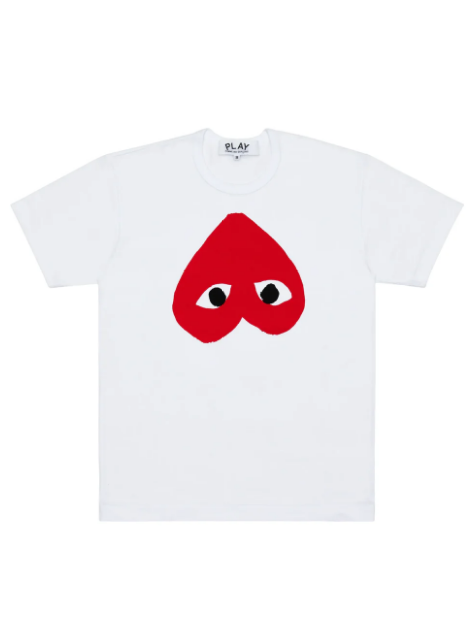 COMME des GARCONS PLAY Red Heart Logo T-Shirt