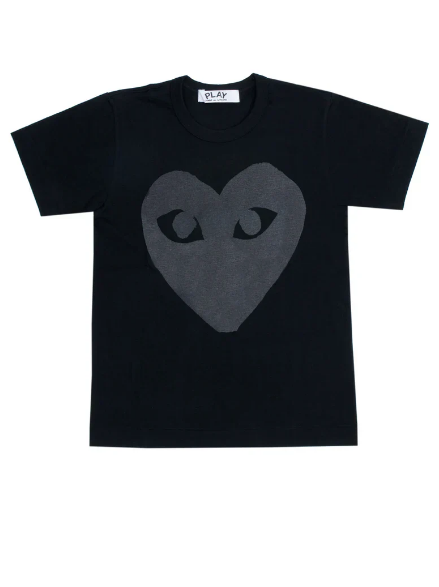 COMME des GARCONS PLAY Heart On Front And Back Tee Unisex