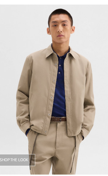Coach Jacket in Gabardine