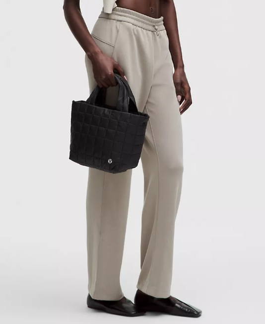 Quilted Grid Small Tote Bag 5L