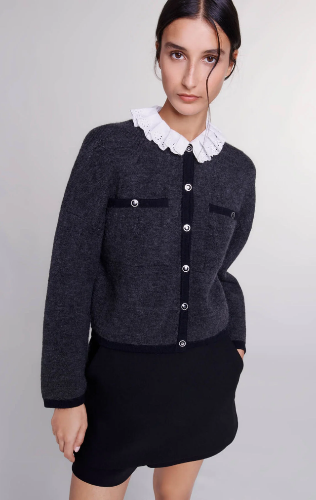 Knit cardigan