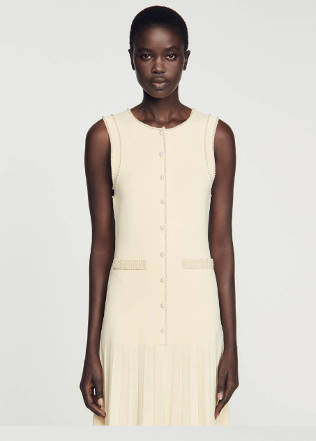 Knit midi dress