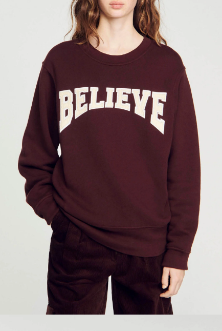 Believe sweatshirt