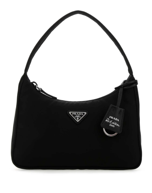 Prada Re-Edition 2000 로고 플라크 미니 숄더백