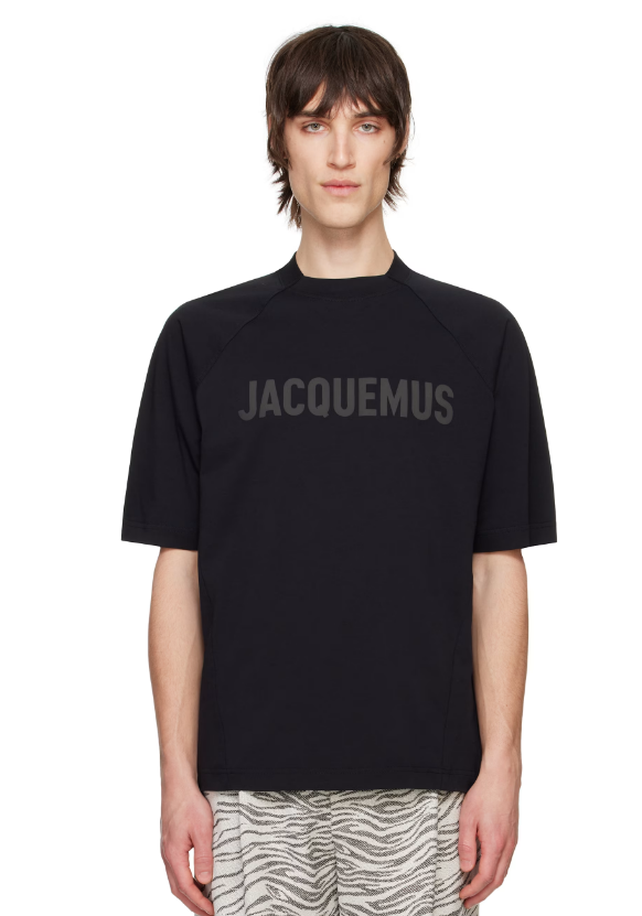 JACQUEMUS Black La Casa 'The Typo' T-shirt
