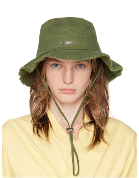 JACQUEMUS Khaki Les Classiques 'Le bob Artichaut' Bucket Hat
