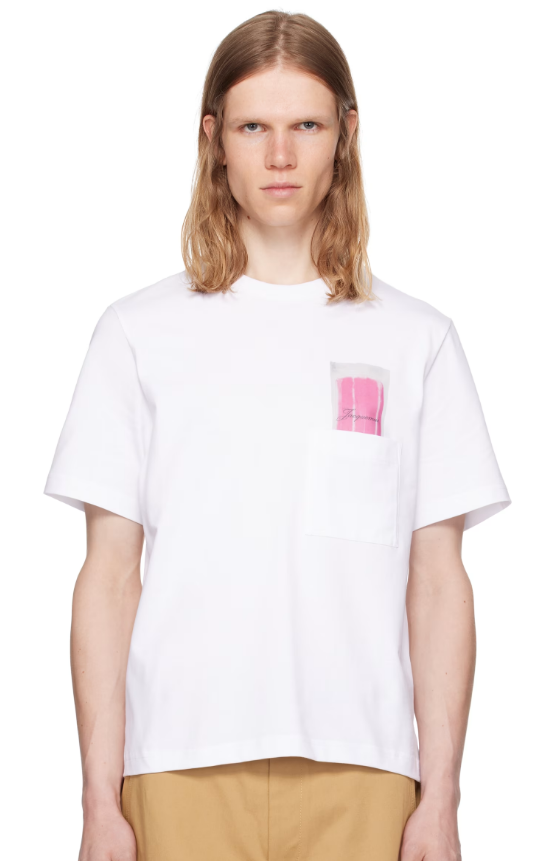 JACQUEMUS White 'Le T-shirt Esquimau' T-shirt