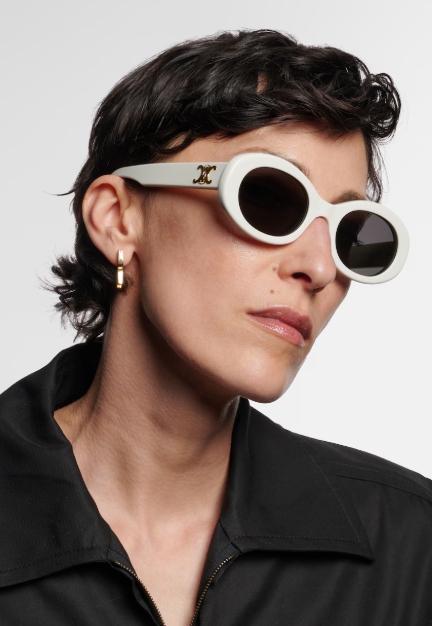 Celine Eyewear 라운드 선글라스 - FTA