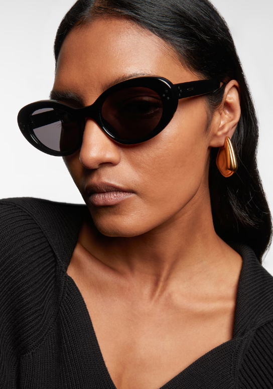 Celine Eyewear 오벌 선글라스 - FTA