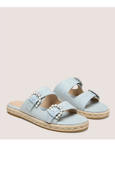 TOMI PEARL ESPADRILLE SLIDE