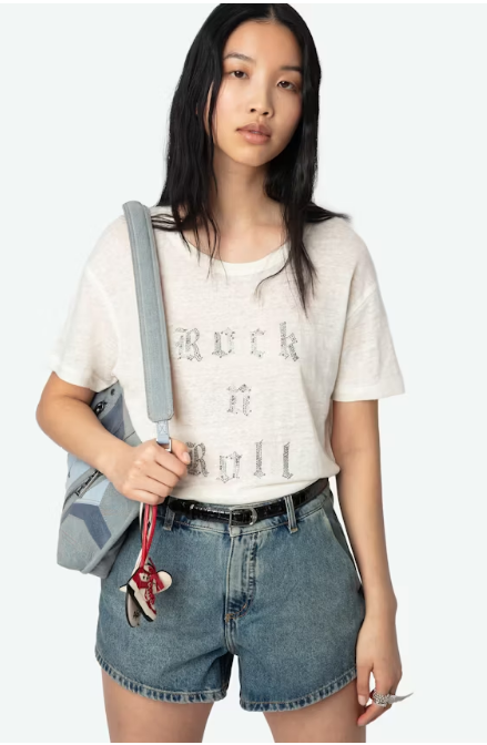 Marta Embellished Graphic Tee