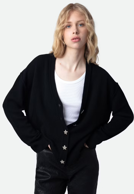 Mirka Jewelled Cashmere Cardigan