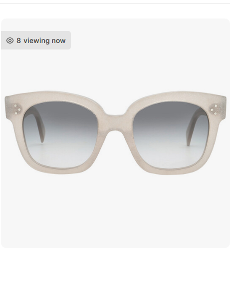 Celine Smoke Gradient Square Ladies Sunglasses