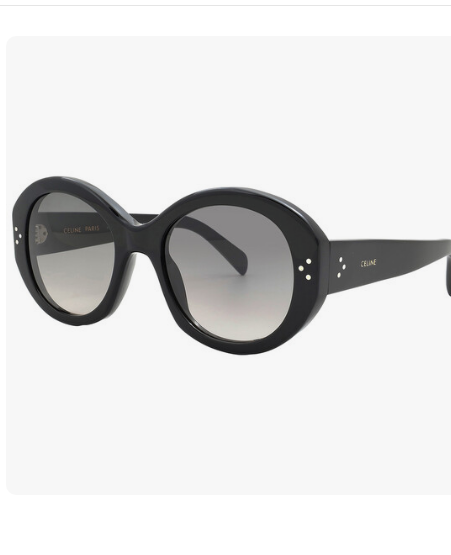 Celine Bold 3 Dots Brown Gradient Oval Ladies Sunglasses
