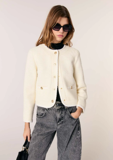 maje Short tweed jacket