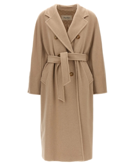Max Mara 마담 더블 브레스티드 벨트 코트