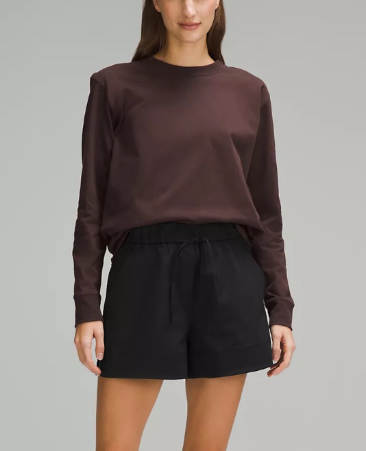 Cinchable Waist High-Rise Woven Short 3.5