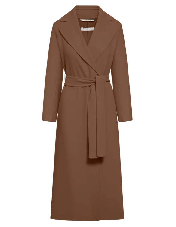 Smaxmara WOOL DRAP ROBE COAT