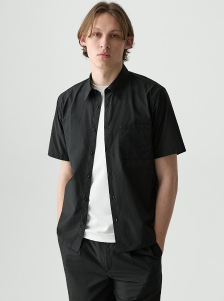 Noll Short-Sleeve Shirt in Cotton-Blend