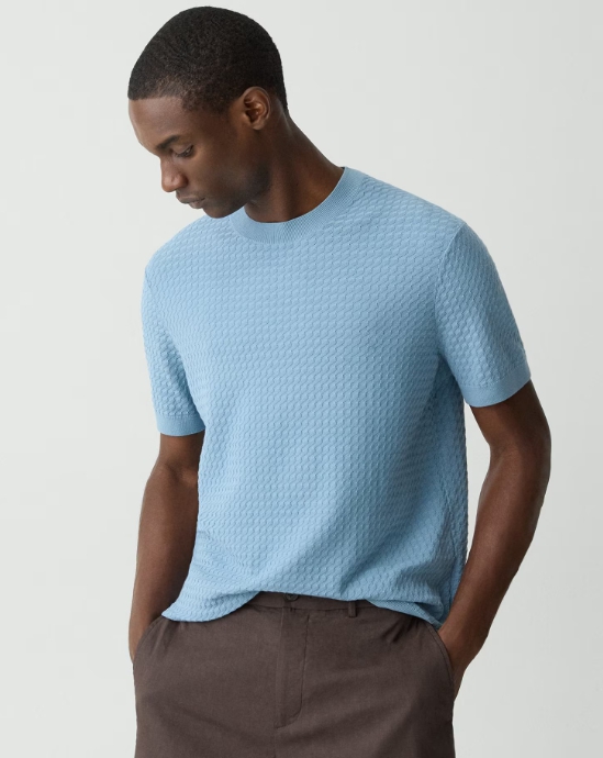 Damian Short-Sleeve Tee in Cotton