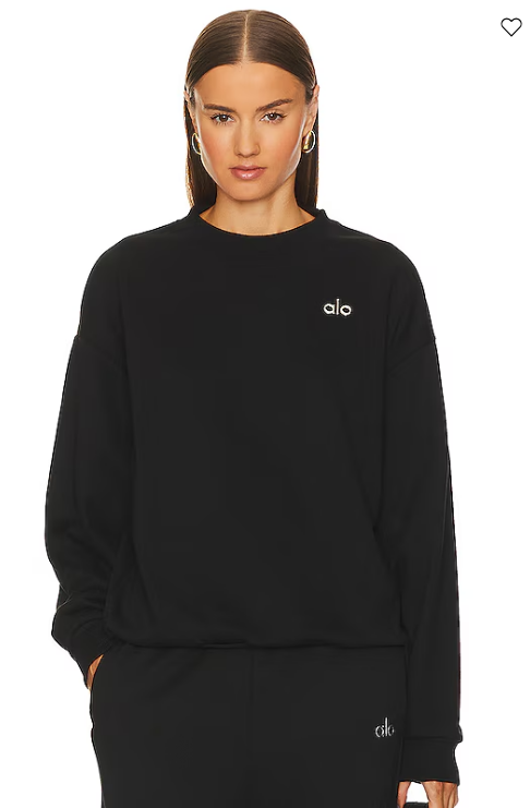 alo Accolade Crew Neck Pullover Sweatshirt