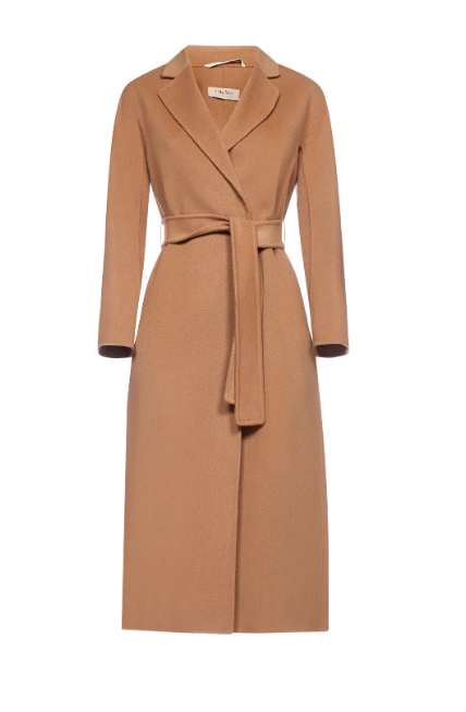 'S Max Mara 에스투리아 벨트 긴팔 코트